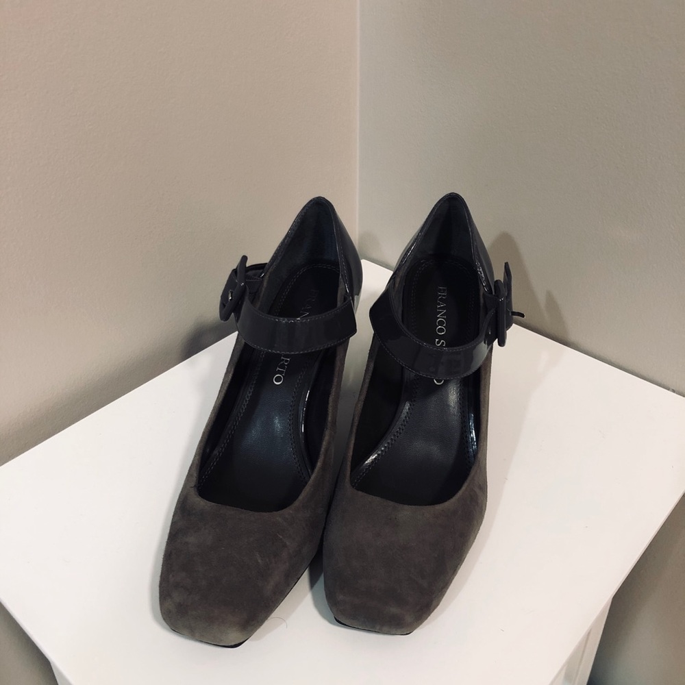 Franco Sarto square toe heels